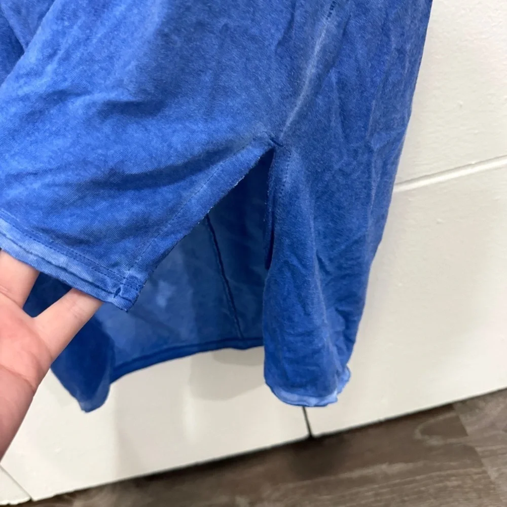 Free People Sapphire Blue Rising Sun T-Shirt